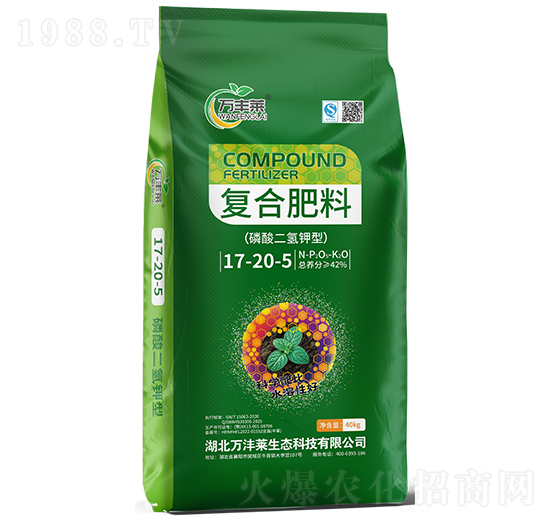 磷酸二氫鉀型復(fù)合肥料17-20-5-萬豐萊-頓貝