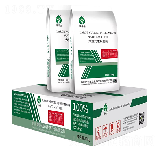 高鉀型大量元素水溶肥料12-6-42+TE-諾千金農(nóng)業(yè)