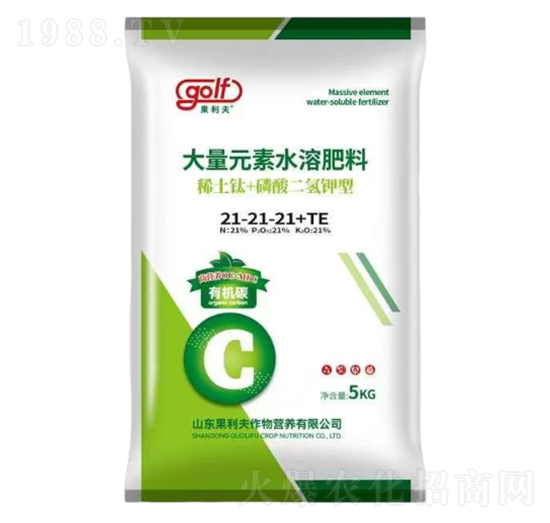 大量元素水溶肥料21-21-21+TE-果利夫