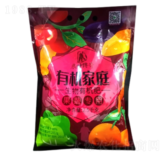 2.5kg果蔬專用生物有機(jī)肥-有機(jī)家庭-農(nóng)神控股