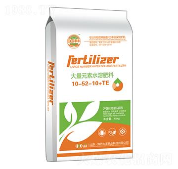10kg大量元素水溶肥料10-52-10+TE-田園季豐-大豐肥業(yè)