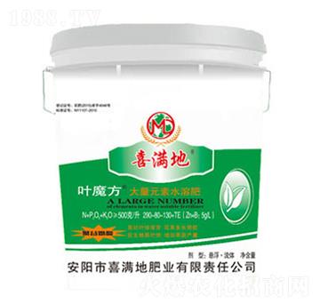 促長(zhǎng)型大量元素水溶肥-葉魔方-喜滿地