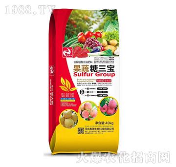 含腐植酸水溶肥料-果蔬糖三寶-春潮紅