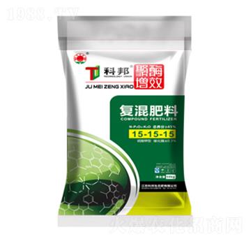 50kg硫基復混肥料15-15-15-聚酶增效-科邦