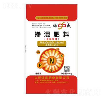 玉米專(zhuān)用摻混肥料28-10-7-保盛肥業(yè)