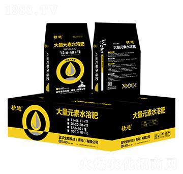 大量元素水溶肥料12-6-40+TE-精迪-藍(lán)華生物