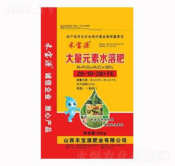 大量元素水溶肥20-10-28+TE-禾寶源肥業(yè)