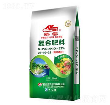 高塔造粒復合肥料21-10-22-華云-宏達股份