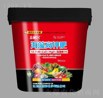 海藻高鉀肥13-7-40+CaO+MgO+3%海藻素-金利民-利民農(nóng)化