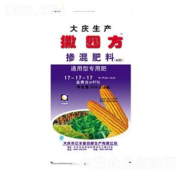 通用型摻混肥料17-17-17-撒四方-億豐