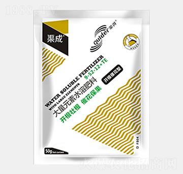 開根催花型大量元素水溶肥料9-52-8+TE-渠成-渠得生物