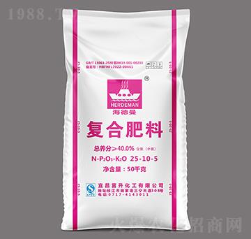 50kg高塔氯基復(fù)合肥料25-10-5-海德曼-富升化工