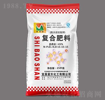 25kg高濃度多元硫基復(fù)合肥料（小顆粒）15-15-15-石寶山-富升化工