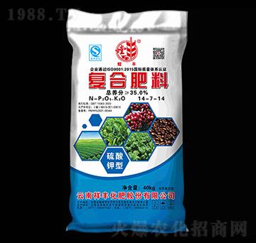 硫酸鉀型復(fù)合肥料14-7-14-螳豐-祥豐商貿(mào)