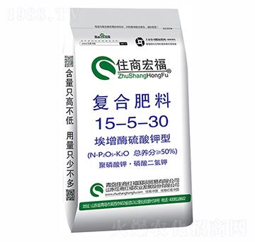 埃增酶硫酸鉀型復合肥料15-5-30-住商宏福