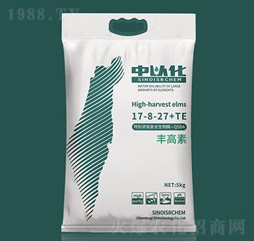 大量元素水溶肥料17-8-27+TE-豐高素-中以化生物