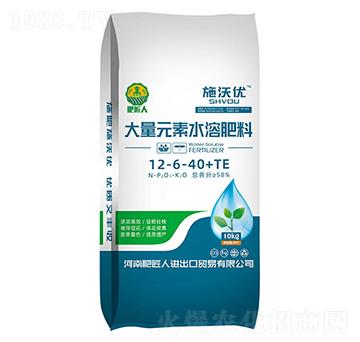 大量元素水溶肥料12-6-40+TE-施沃優(yōu)-肥匠人