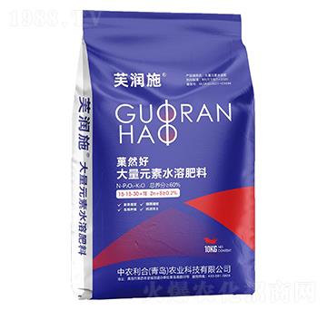 菓然好大量元素水溶肥料15-15-30+TE-芙潤(rùn)施-中農(nóng)利合