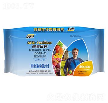 含腐植酸水溶肥料10-5-20+TE-膨果優(yōu)鉀-邁巴夫